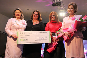 ACIBr doa R$ 15 mil para a Rede Feminina de Combate ao Câncer